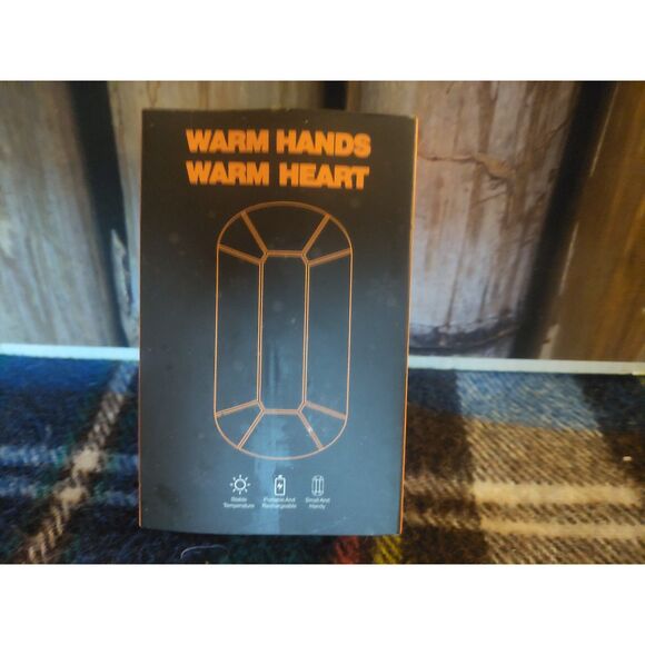 1 Silver Rechargeable Portable Handwarmer Double-Sided Heating USB Pocket Heater - Picture 7 of 8